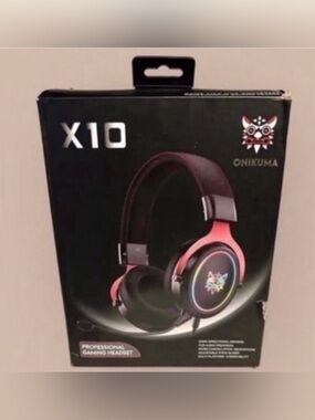 ONIKUMA X10 Professional Gaming Headset Noise Cancellation Mic Multi-Platform